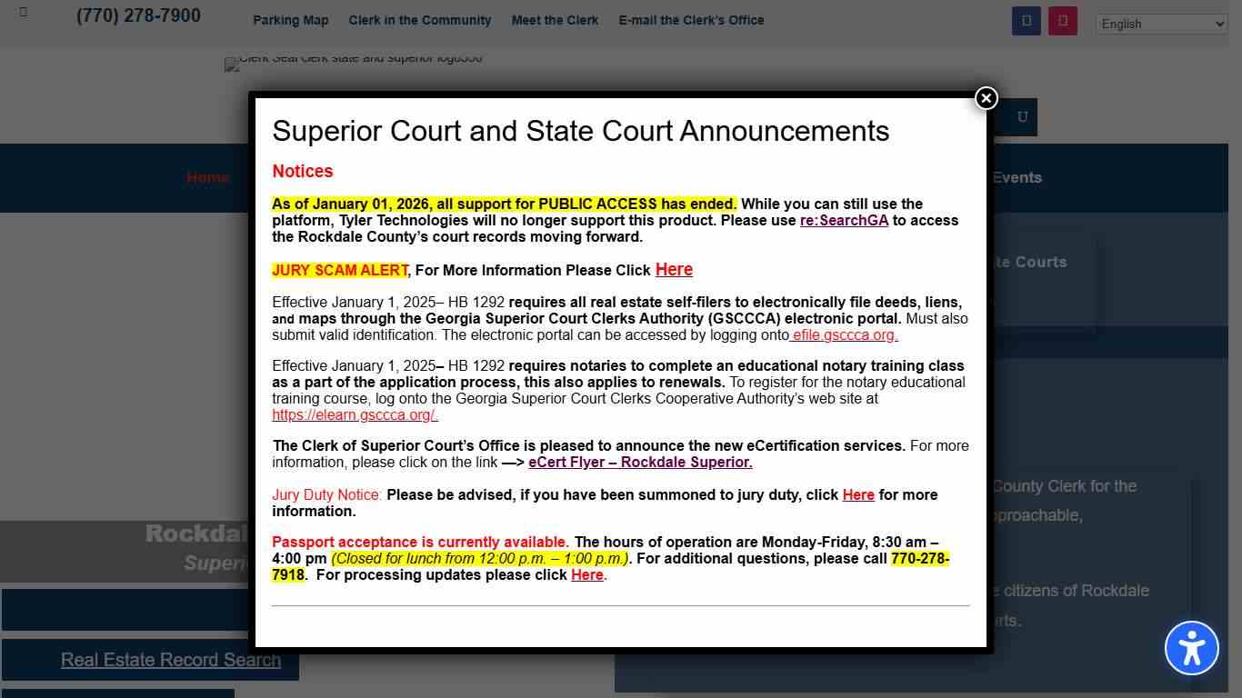 Home - Rockdale County Clerk of Superior and State Courts